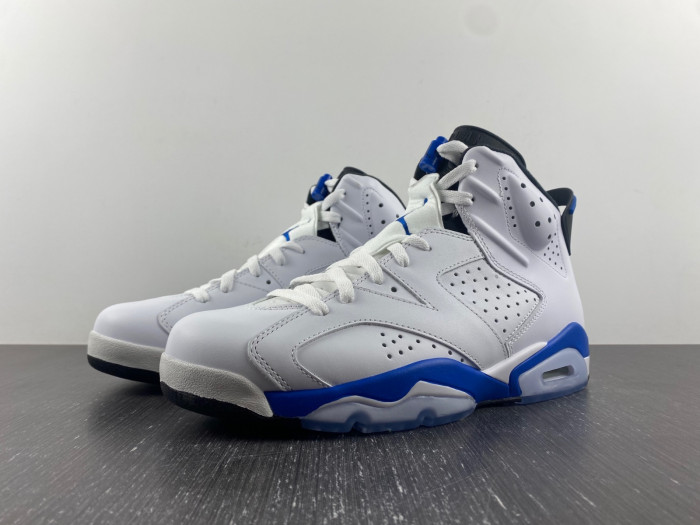 TB Air Jordan 6 Retro Sport Blue (2014) 384664-107