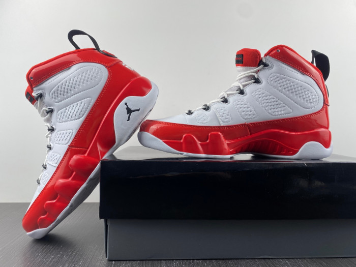 TB Air Jordan 9 Retro White Gym Red 302370-160