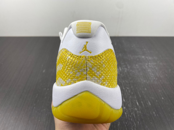 TB Air Jordan 11 Low WMNS Yellow Snakeskin AH7860-107