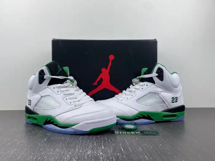 Bmlin Shoes Air Jordan 5 WMNS Lucky Green DD9336-103