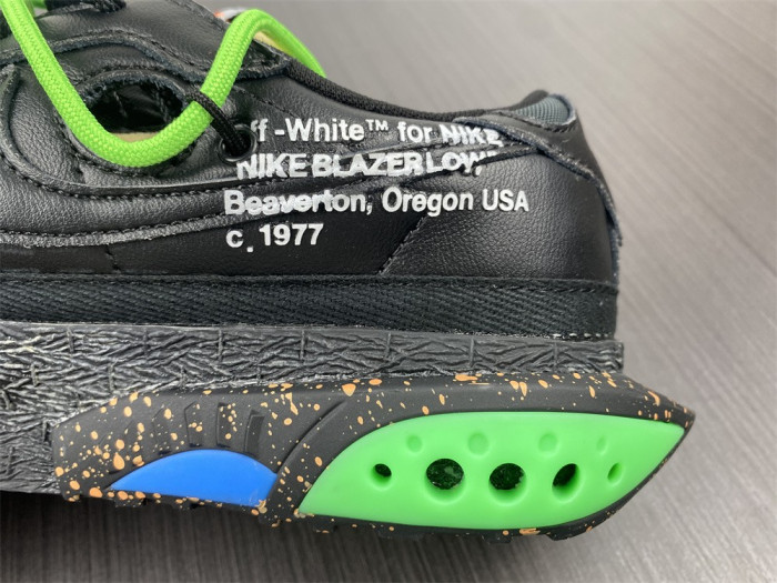 KICKWHO Off-White x Nike Blazer Low "Black   Green" DH7863-001