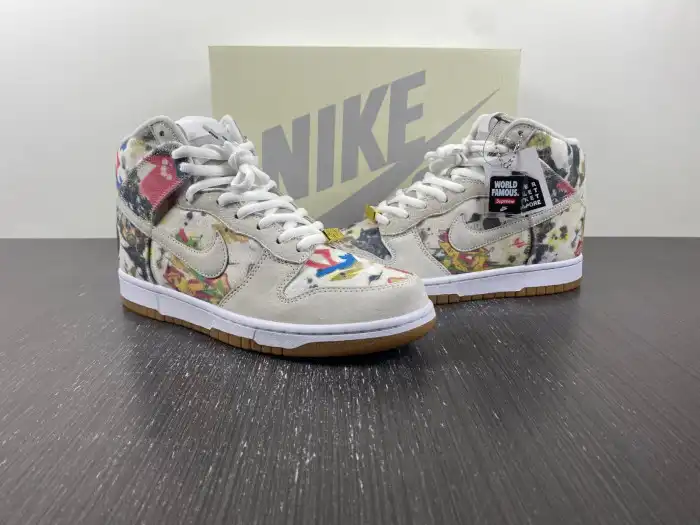 Bmlin Shoes Nike SB Dunk High Supreme Rammellzee FD8779-100