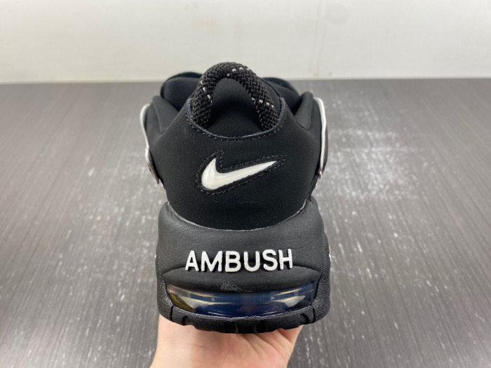 TB AMBUSH x Nike Air More Uptempo Low Black White FB1299-001