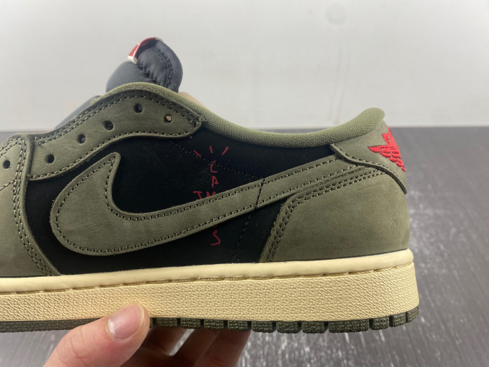 TB TRAVIS SCOTT X AIR JORDAN 1 LOW OG SP 'BLACK OLIVE' DM7866-002