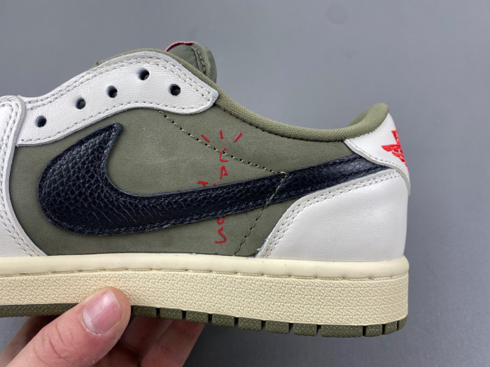 TB TRAVIS SCOTT X AIR JORDAN 1 LOW OG MEDIUM OLIVE DM7866-200