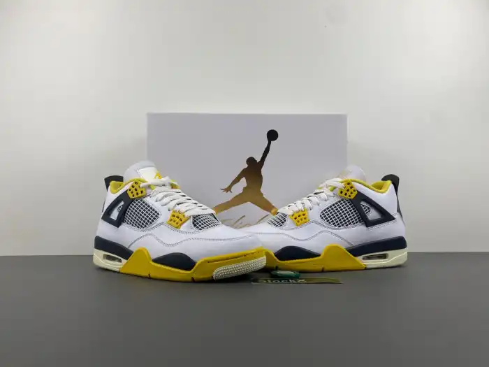 Cheap Air Jordan 4 WNNS Vivid Sulfur AQ9129-101