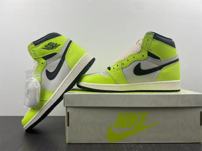 Bmlin Shoes Air Jordan 1 High OG Volt 555088-702