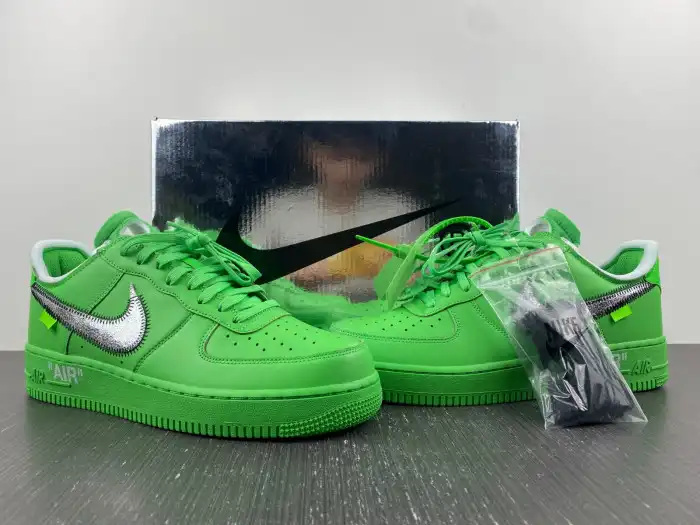 Bmlin Shoes Nike Air Force 1 Low Off-White Light Green Spark DX1419-300