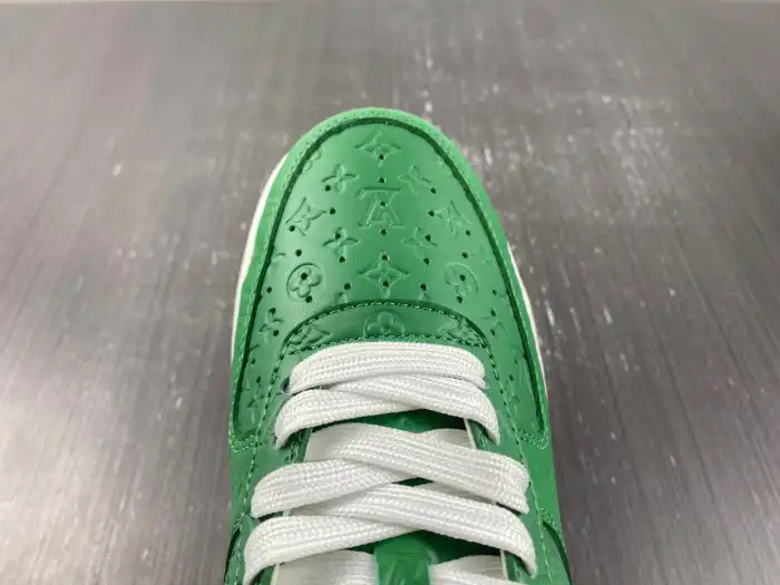 Cheap LY LV x AIR FORCE 1 GREEN MS0232