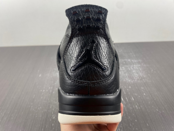 KICKWHO Jordan 4 Retro Pony Hair Black 819139-010