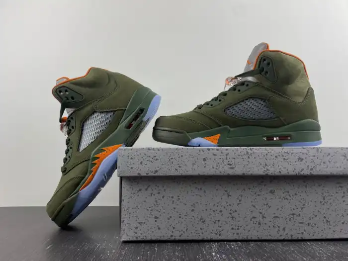 Cheap Air Jordan 5 Olive DD0587-308