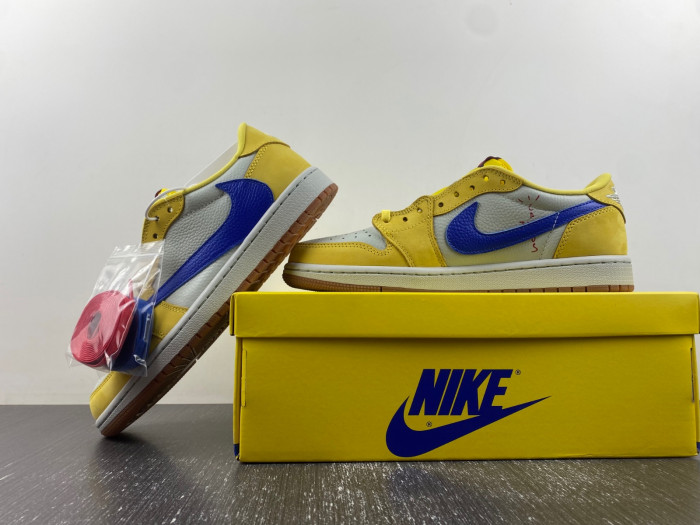 TB Travis Scott x Air Jordan 1 Low OG Canary DZ4137-700