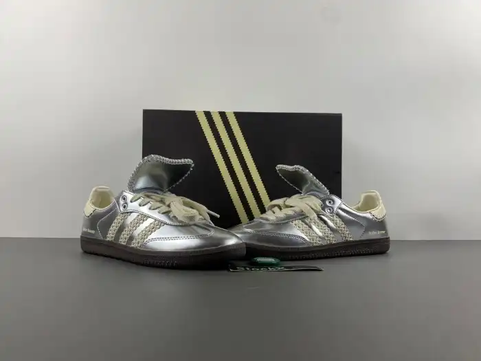 Cheap LY adidas Samba Wales Bonner Silver IG8181