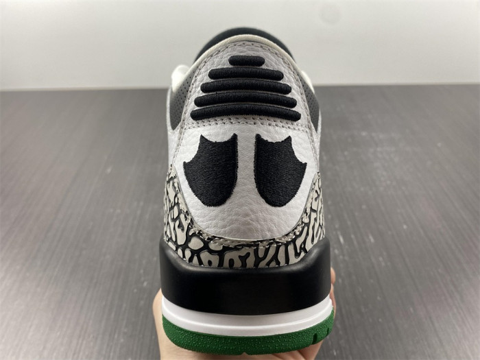 TB Jordan 3 Retro Oregon Ducks Pit Crew White 594282233