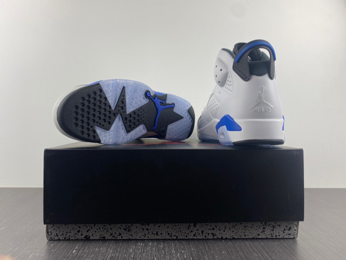 TB Air Jordan 6 Retro Sport Blue (2014) 384664-107