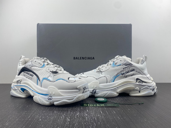 TB BLCG TRIPLE S SNEAKER 536737 W35R8 9014