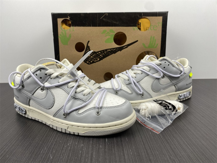 KICKWHO Nike Dunk Low Off-White Lot 49 DM1602-123