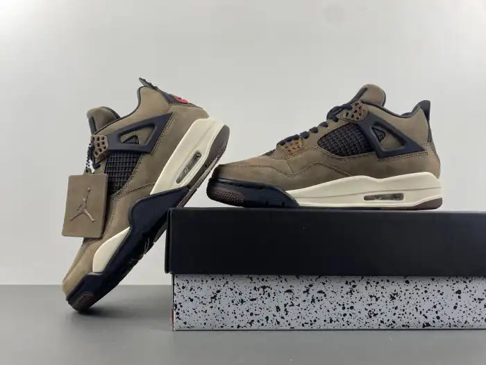 Cheap Travis Scott x Air Jordan 4 Retro Brown TS AJ4-882335