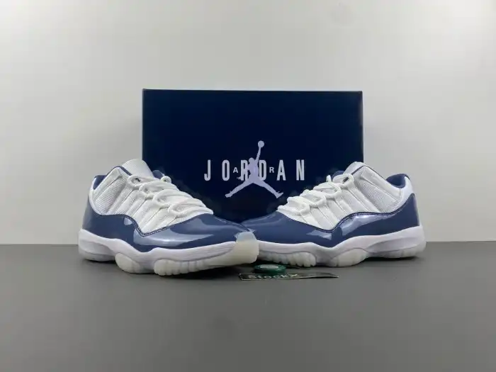 Rep 【Free Shipping】 Jordan 11 Retro Low Midnight Navy (2024) FV5104-104