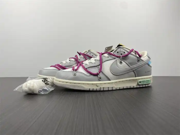 LY Off-White x Dunk Low 'Lot 30 of 50' DM1602-122