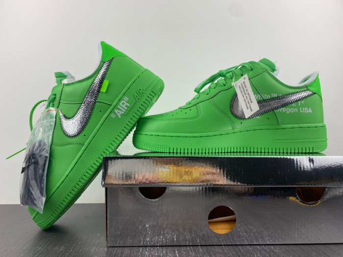 TB Nike Air Force 1 Low Off-White Light Green Spark DX1419-300