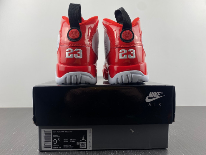 TB Air Jordan 9 Retro White Gym Red 302370-160