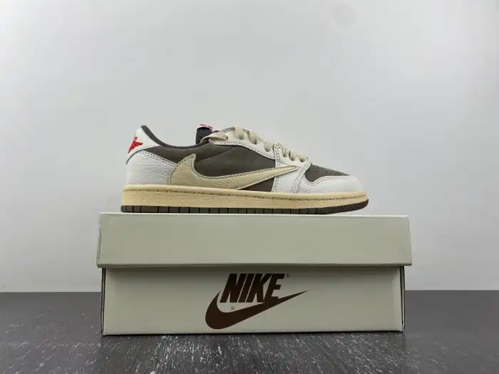 Rep LY KIDS Travis Scott x Air Jordan 1 OG Low PS 'Reverse Mocha' DO5442-162