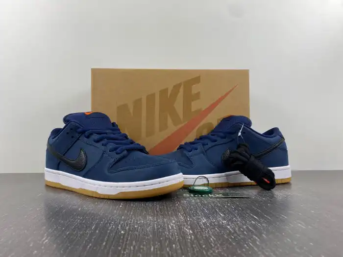 Bmlin Shoes Nike SB Dunk Low Navy Black Gum CW7463-401