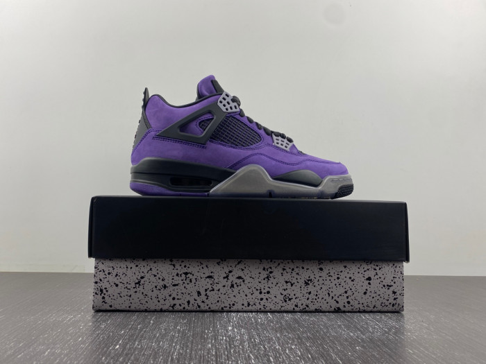 KICKWHO Travis Scott x Air Jordan 4 Purple Suede