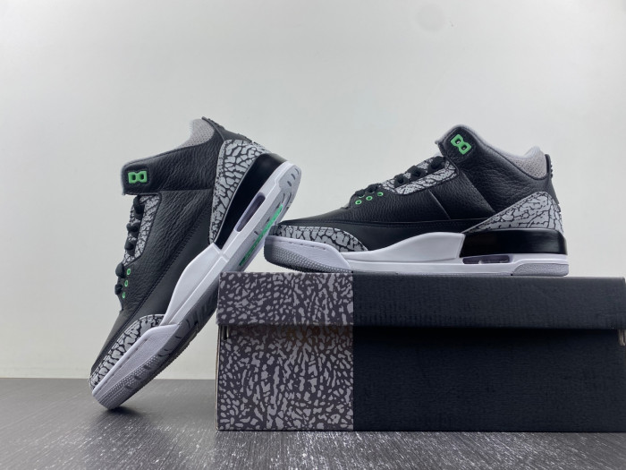 TB Air Jordan 3 Green Glow CT8532-031