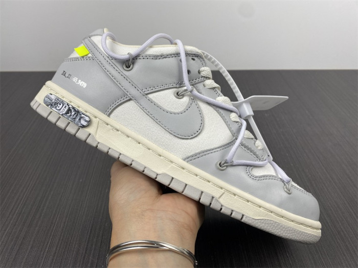 KICKWHO Nike Dunk Low Off-White Lot 49 DM1602-123