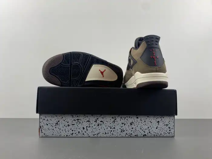 Cheap Travis Scott x Air Jordan 4 Retro Brown TS AJ4-882335