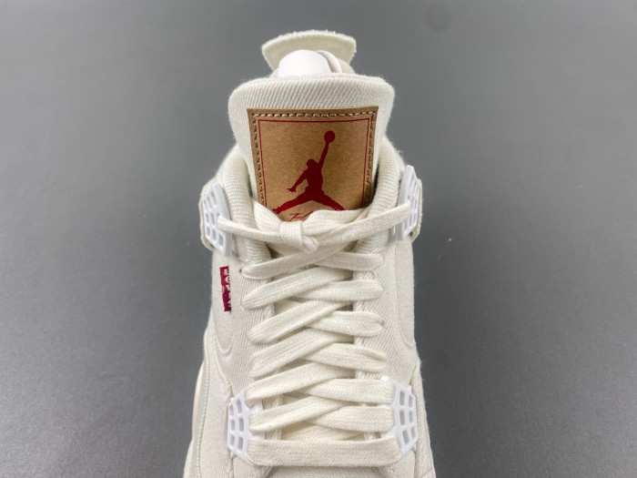 TB Levi's x Air Jordan 4 'White' AO2571-100