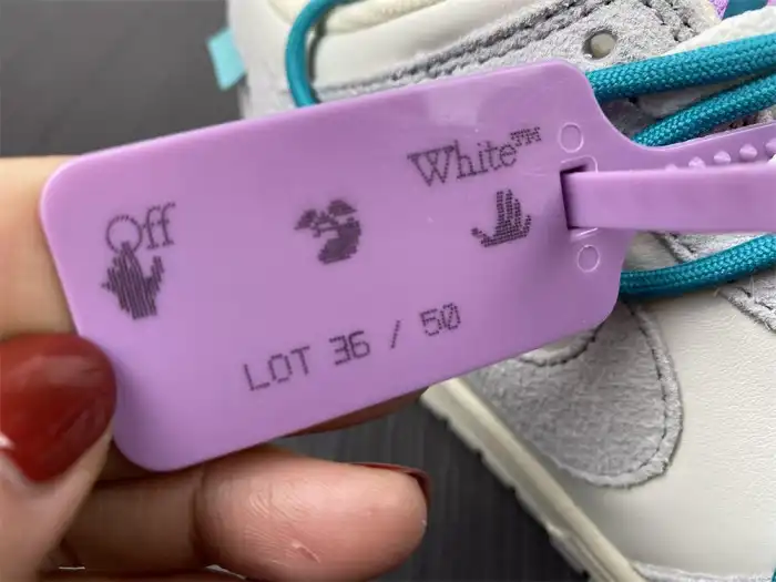 Cheap LY Nike Dunk Low Off-White Lot 36 DJ0950-107