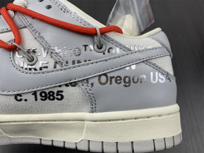 KICKWHO Nike Dunk Low Off-White Lot 23 DM1602-126