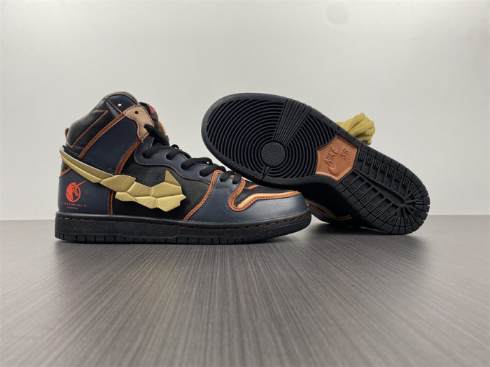 KICKWHO Gundam x Nike SB Dunk High Banshee DH7717-400