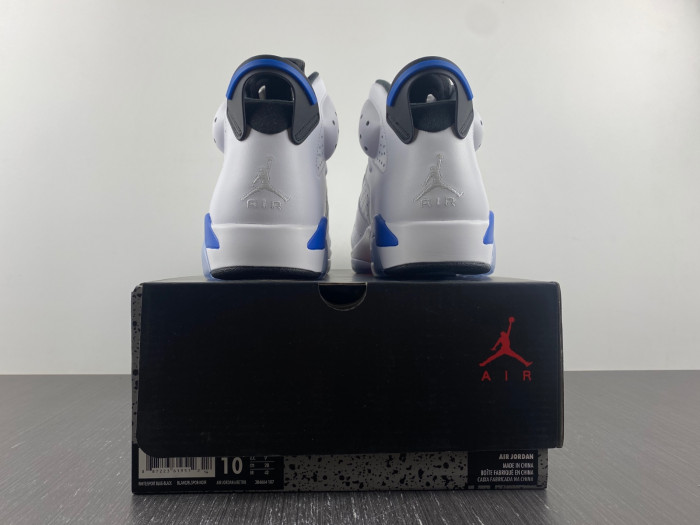 TB Air Jordan 6 Retro Sport Blue (2014) 384664-107