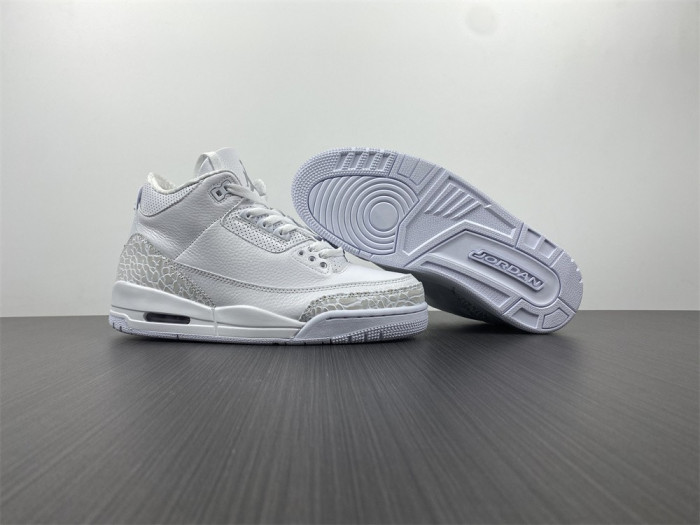 TB Air Jordan 3 Retro PS 'Triple White' 429487-111