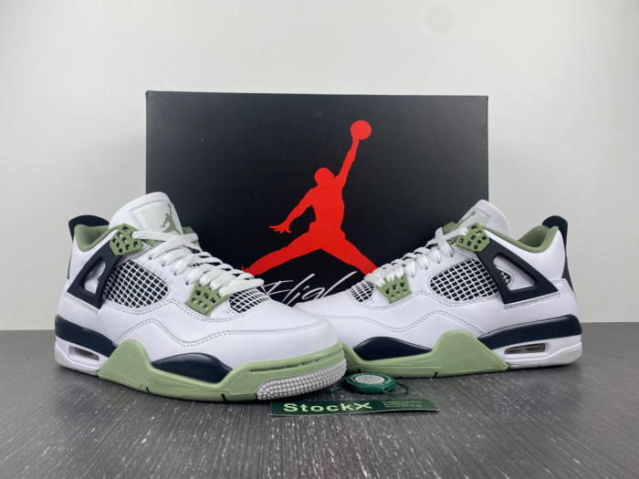 KICKWHO Air Jordan 4 WMNS Seafoam AQ9129-103