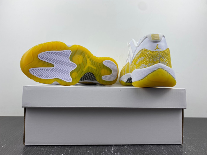 TB Air Jordan 11 Low WMNS Yellow Snakeskin AH7860-107