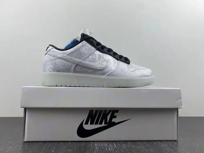 Cheap LY Nike Dunk Low CLOT Fragment White FN0315-110