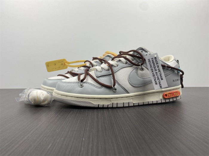 KICKWHO Nike Dunk Low Off-White Lot 46 DM1602-102