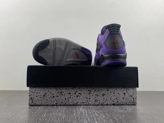 Rep Travis Scott x Air Jordan 4 Purple Suede