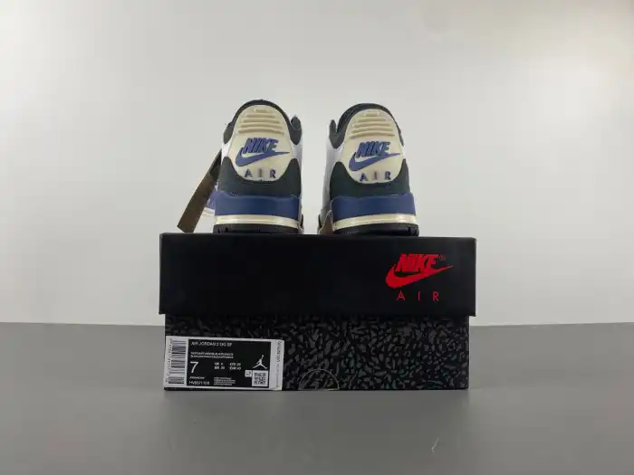 Cheap reps HYPE A Ma Maniere x Air Jordan 3 OG SP Diffused Blue HV8571-100