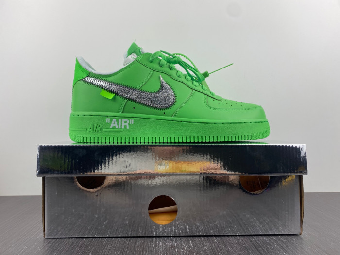 TB Nike Air Force 1 Low Off-White Light Green Spark DX1419-300