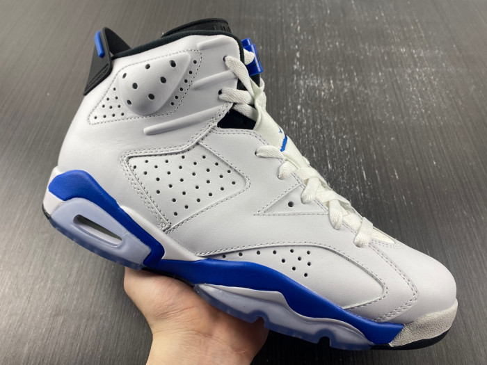 TB Air Jordan 6 Retro Sport Blue (2014) 384664-107