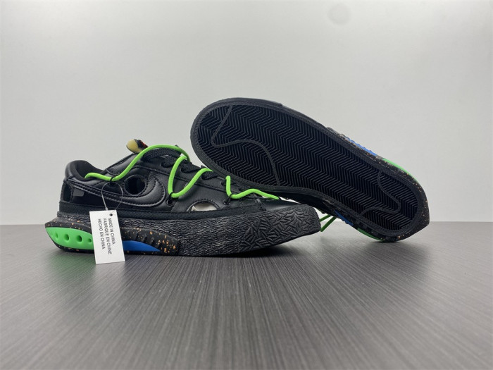 KICKWHO Off-White x Nike Blazer Low "Black   Green" DH7863-001