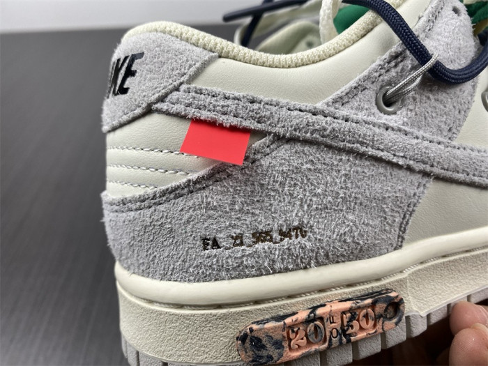 KICKWHO Nike Dunk Low Off-White Lot 20 DJ0950-115