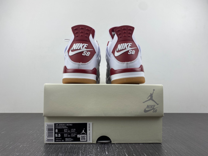 TB Jordan 4 Retro SB Pine Red DR5415-160