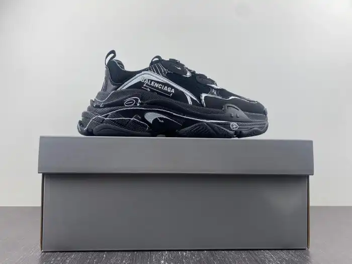 Rep LY BLCG TRIPLE S SNEAKER 536737 W2FW6 0102